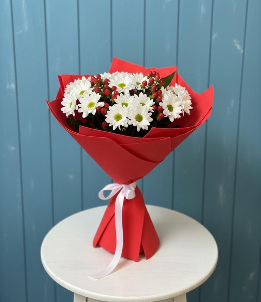 Букет цветов из: Хризантемы в Краснозаводске