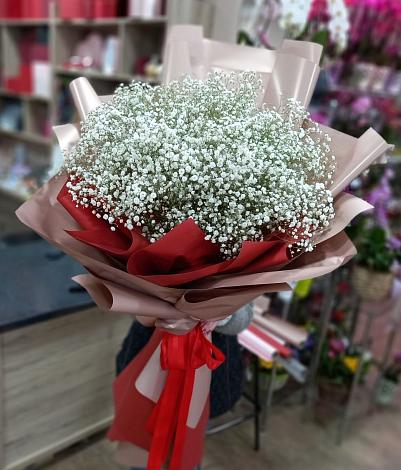 Букет цветов из: Гипсофила в Краснозаводске