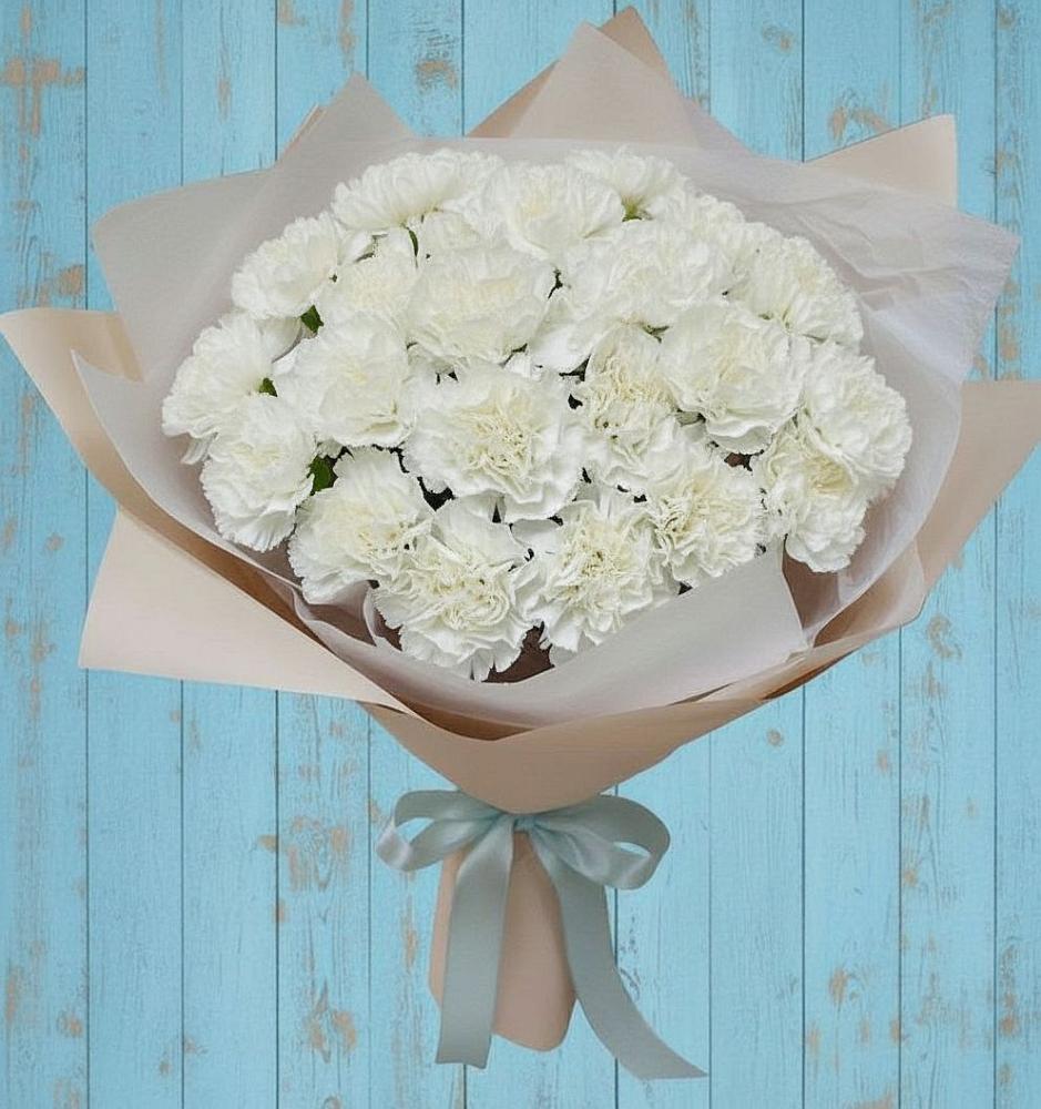 Букет цветов из: Гвоздики в Краснозаводске