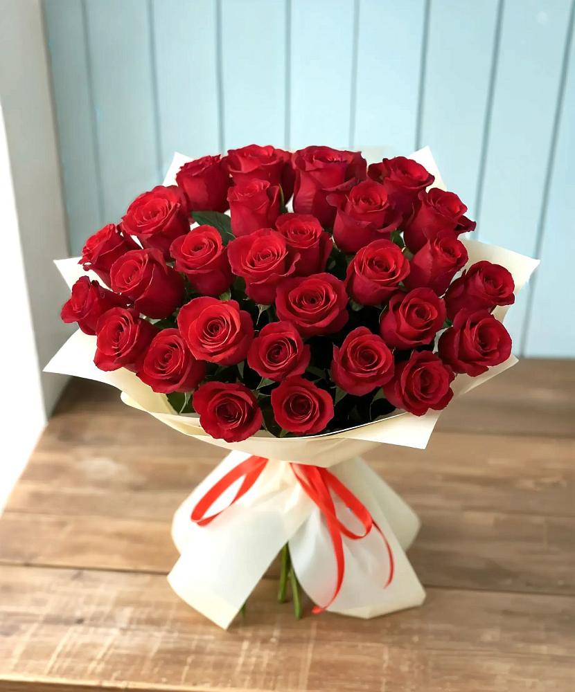 Букет 29 Красных роз в Краснозаводске