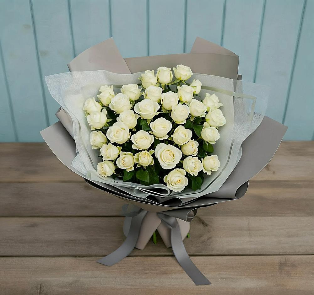 Букет Белоснежная нежность в Краснозаводске