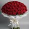 Букет 101 Красная роза Блэк Мэджик в Краснозаводске