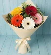 Букет цветов из:  Герберы в Краснозаводске