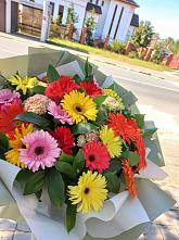 Букет цветов из:  Герберы #REPLACE_PRED# Краснозаводске