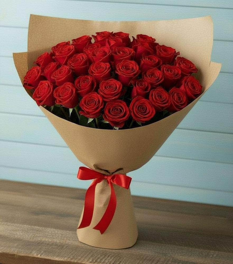 Букет Красные розы Милано в Краснозаводске