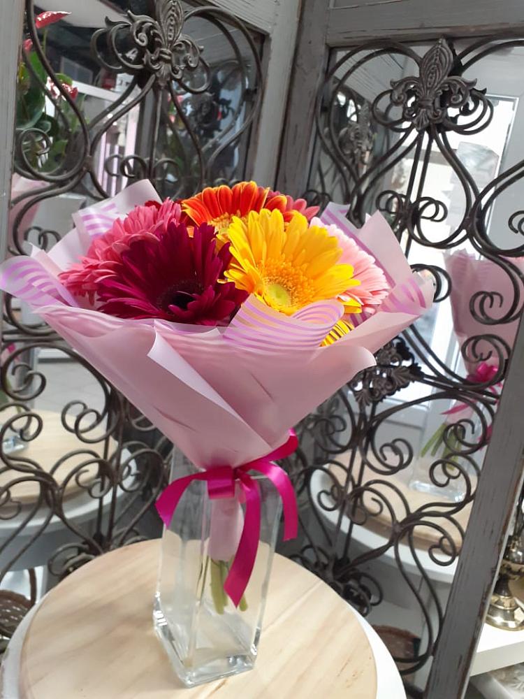 Букет цветов из: Герберы в Краснозаводске