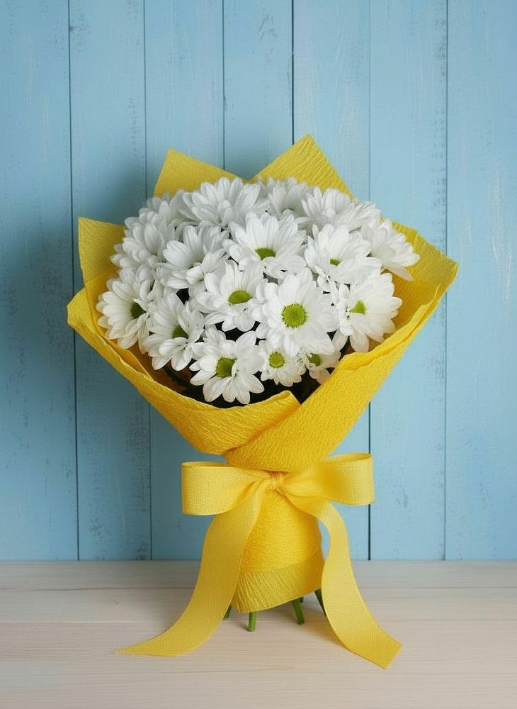 Букет цветов из: Хризантемы в Краснозаводске