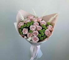 Букет цветов из:  Розы и Хризантемы в Краснозаводске