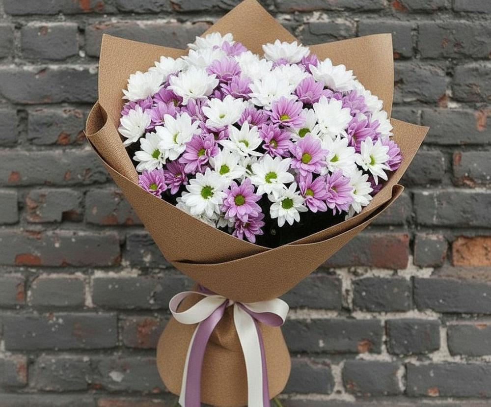 Букет цветов из: Хризантемы в Краснозаводске