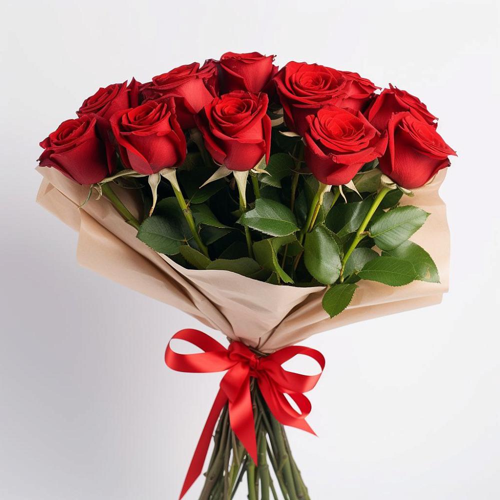 Букет 11 Красных роз Эдлесс Лав в Краснозаводске